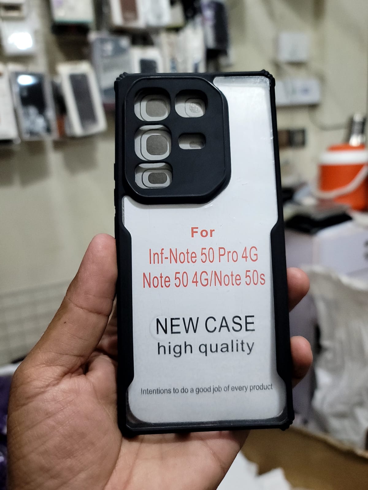 Best Quality ipaky Bumper Back cover for Inifinix Note 50 Infinix Note 50 Pro ipaky Original Product Front View - OnlineExpo.pk