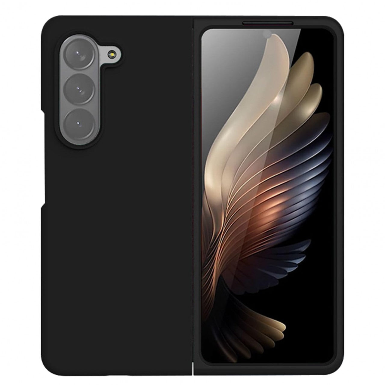 High Quality Silicone Cover for Samsung Z Fold 5 Z fold 4 Z fold 3 Z fold 2 Original Product Front View - OnlineExpo.pk