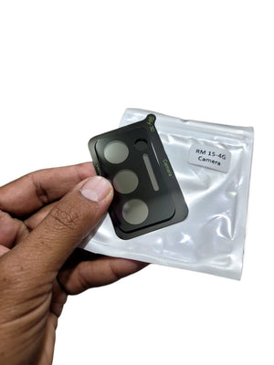 Back Camera Glass Lens Protector for Redmi 15 4G Tempered Full Cover Original Product Front View - OnlineExpo.pk