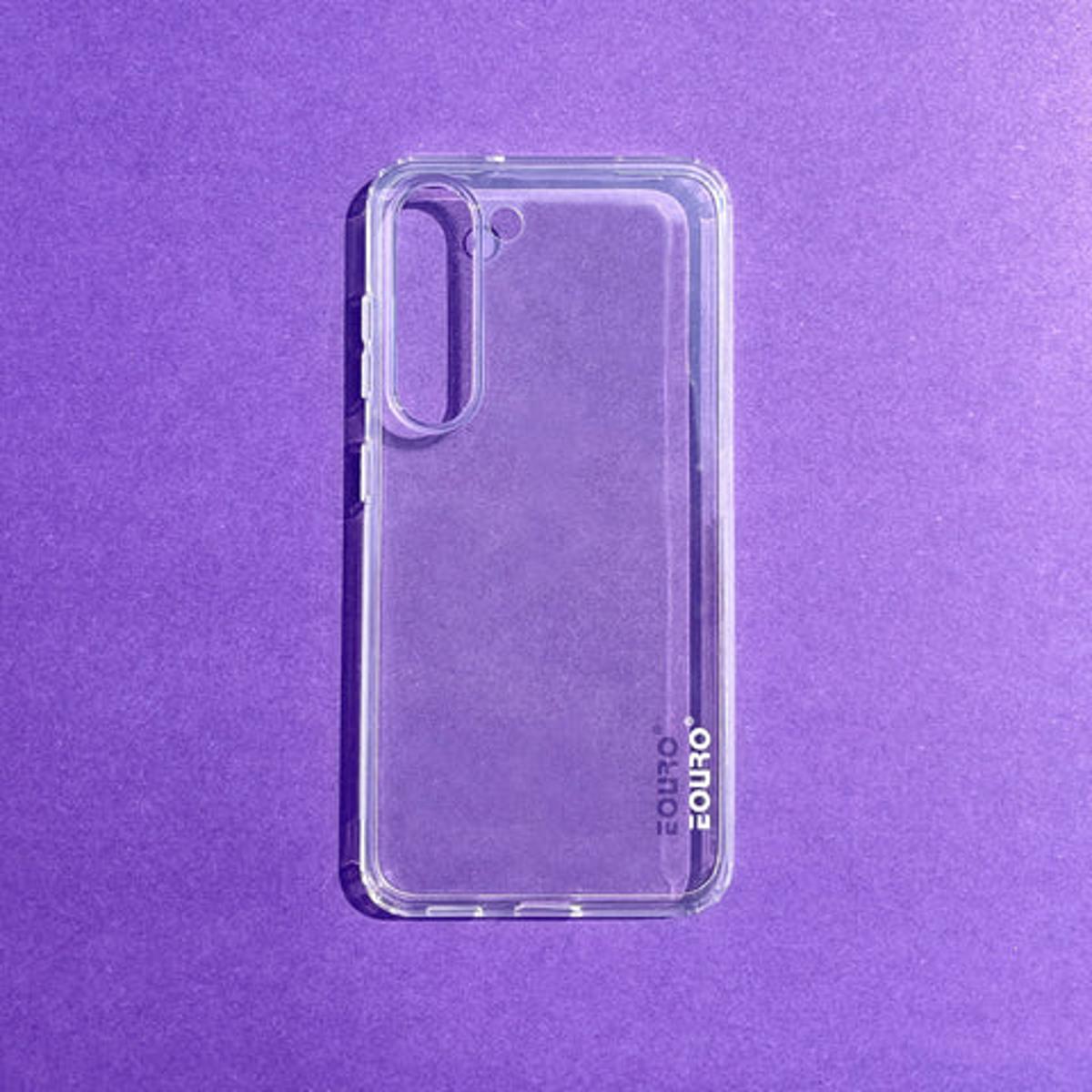 Eouro Soft Silicone cover Samsung S23 Transparent Back Cover Original Product Front View - OnlineExpo.pk