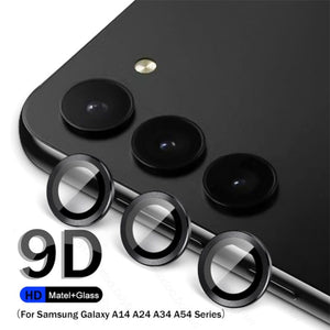 Camera Lens Protector for Samsung A14 Black Silver Blue Gold Original Product Front View - OnlineExpo.pk