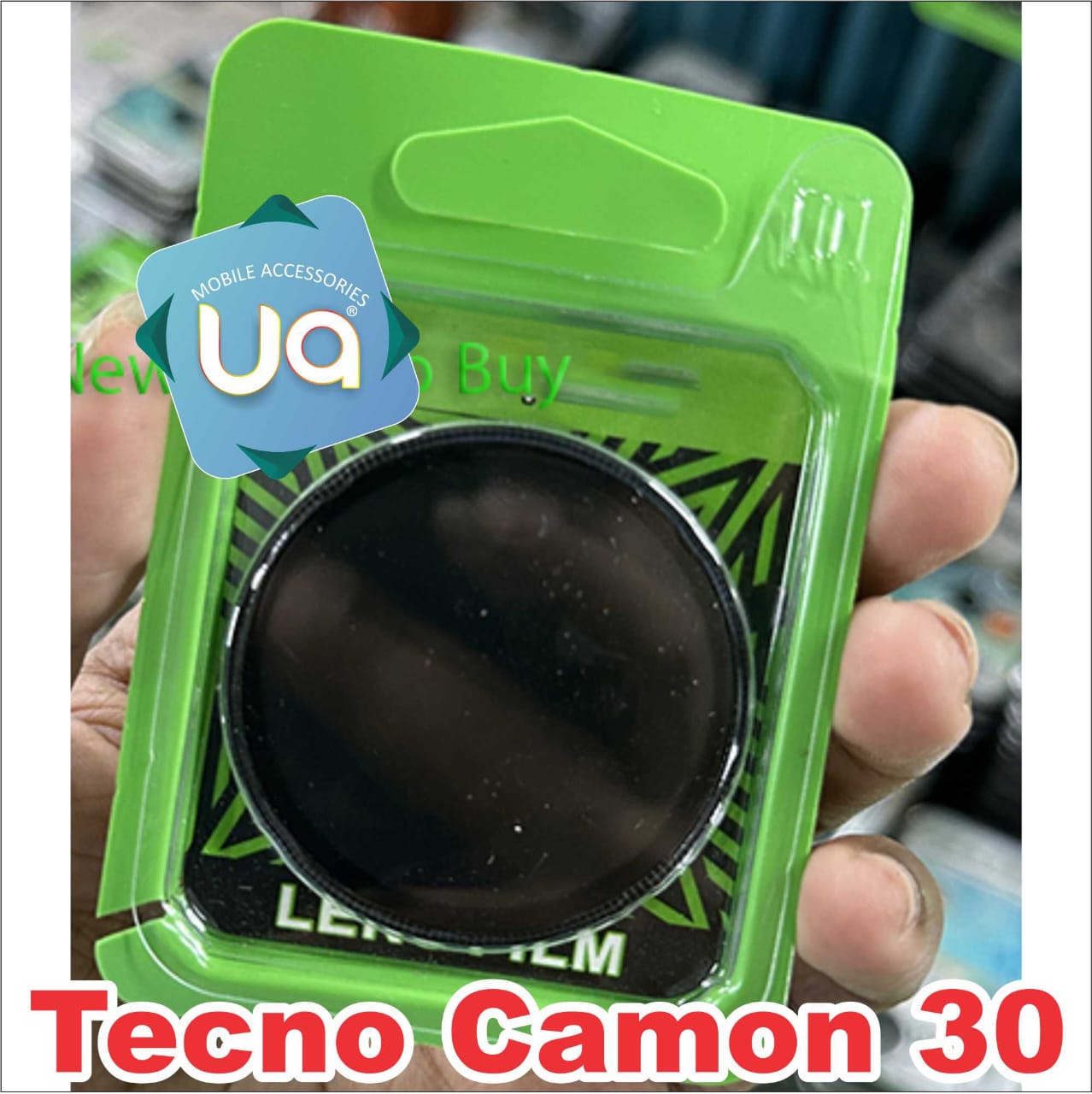 Camera Lens Protector for Tecno Camon 30 Black Silver fill Cover View 2 - OnlineExpo.pk