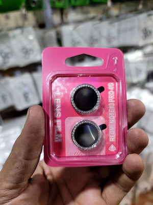 Camera protector Diamond Camera Lens Protector for Redmi Note 13 Pro Silver Black View 2 - OnlineExpo.pk