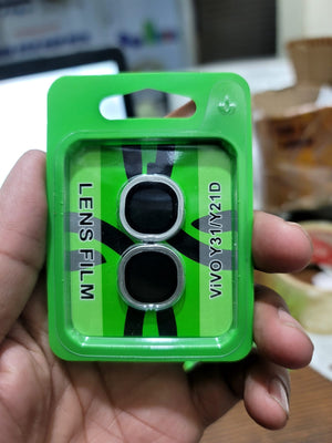 Camera Lens Protector for Vivo Y21D Black Silver View 2 - OnlineExpo.pk