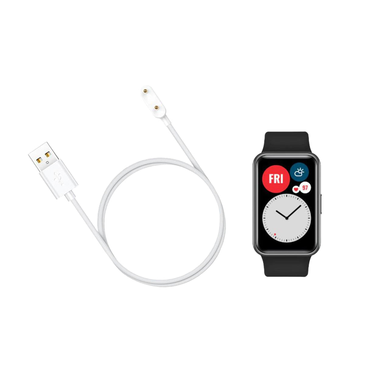 Charging Cable for Huawei Band 6, Huawei Fit Original Product Front View - OnlineExpo.pk