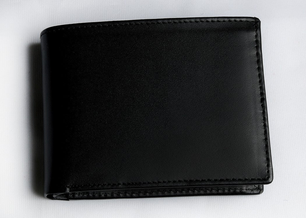 Original Leather Wallet for Men (Black) View 2 - OnlineExpo.pk