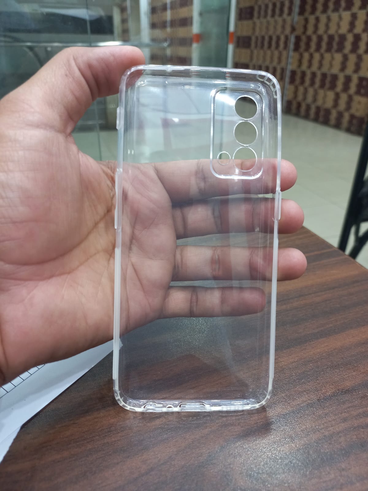 Dust proof cover GT_Master_Edition Transparent with Camera protection soft jelly material bottom cap (No Edges) View 2 - OnlineExpo.pk