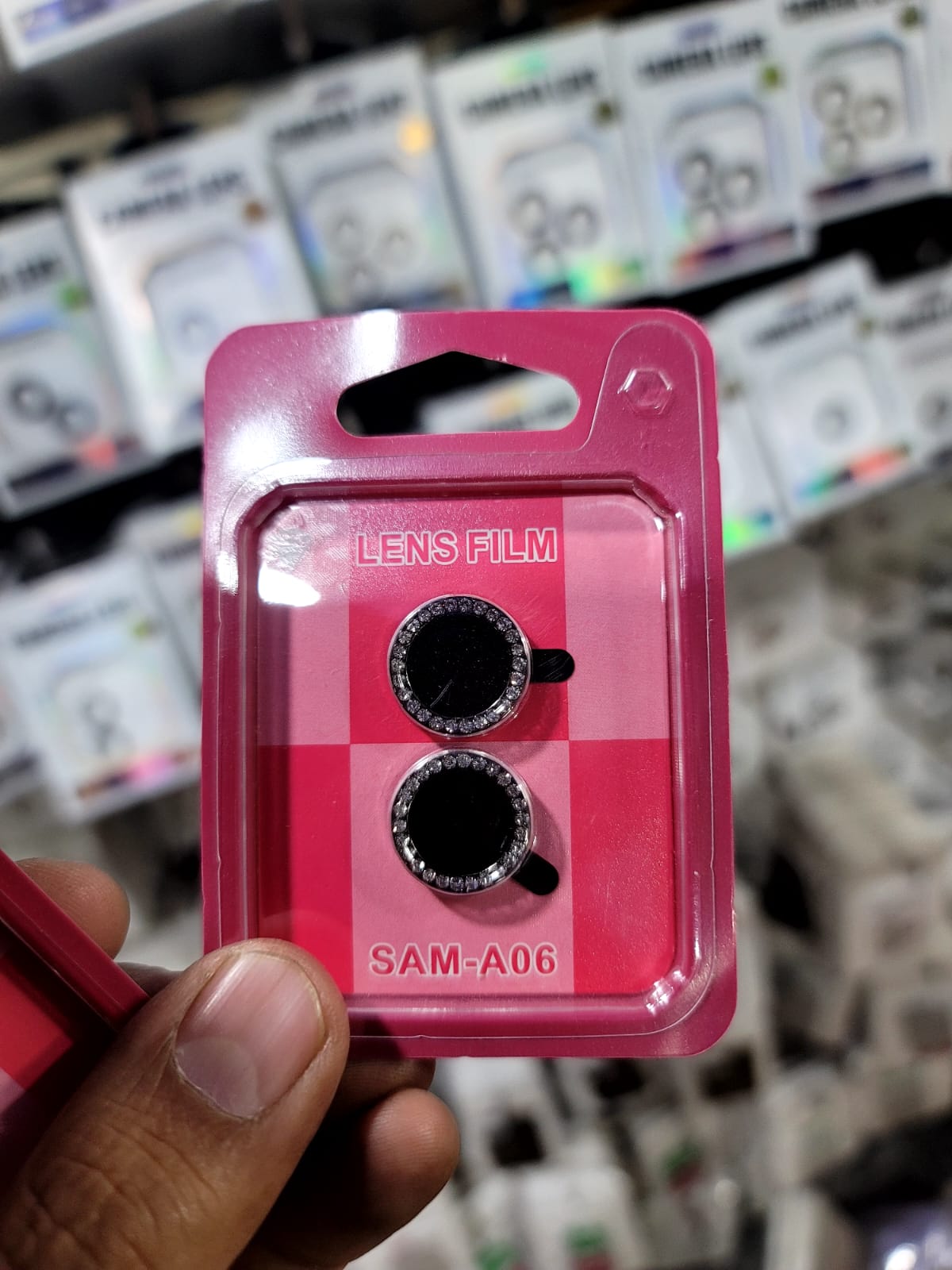 Camera Lens Protector for Samsung A06 Diamond Solid camera protector View 2 - OnlineExpo.pk