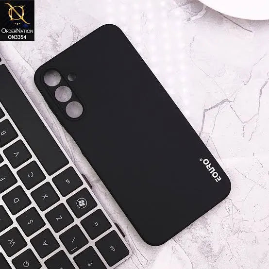 Black Eouro Slim Soft Silicone Back Cover for Samsung A15 Samsung A25 Samsung A35 Samsung A55 Samsung S21 Ultra Samsung S23