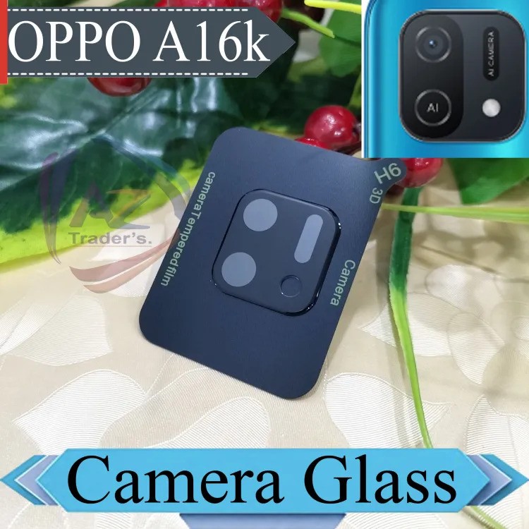 Oppo A16k Back Camera Glass Protector 3D Tempered Full Cover Original Product Front View - OnlineExpo.pk