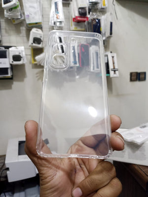 Dustproof Transparent Silicone Cover for Infinix Hot 50 4G Premium Silicone Case Crystal Soft Ultra-Thin Back Cover View 2 - OnlineExpo.pk