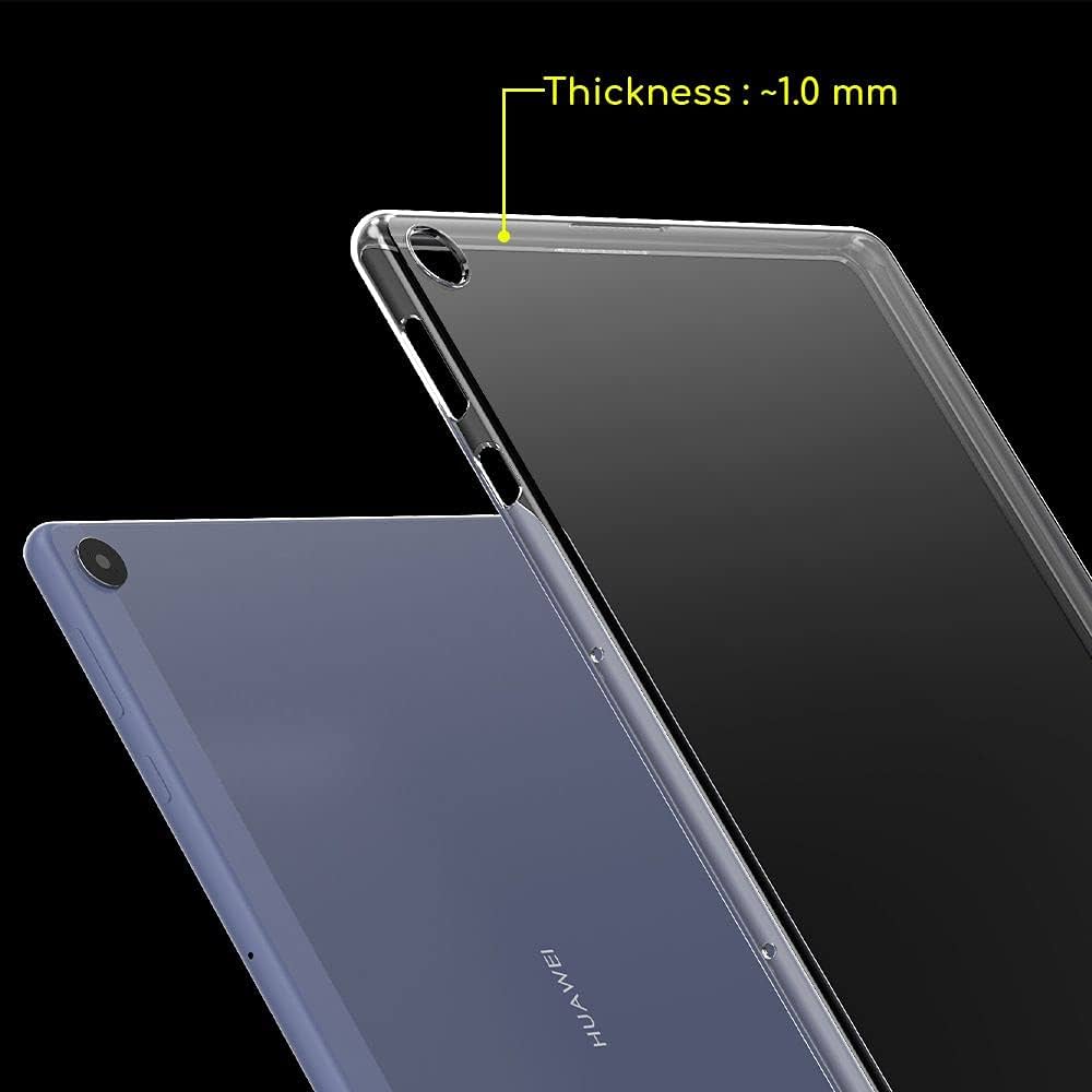 Shockproof Bumper Back Cover for Huawei mediapad T10s Case TPU Silicon Transparent Cover Original Product Front View - OnlineExpo.pk