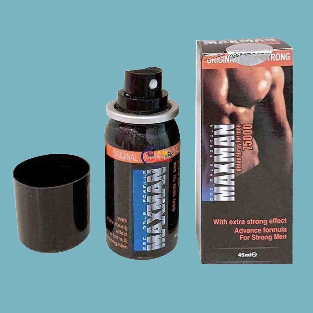 Maxman Delay Spray For Men Original Product Front View - OnlineExpo.pk