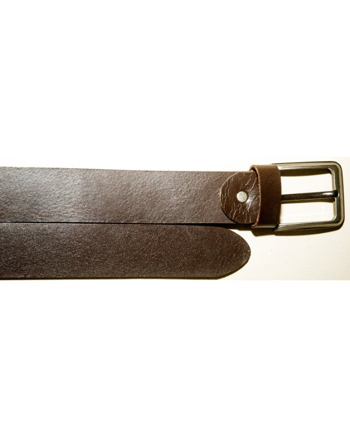 100% Original Brown Leather Belt For Men View 3 - OnlineExpo.pk