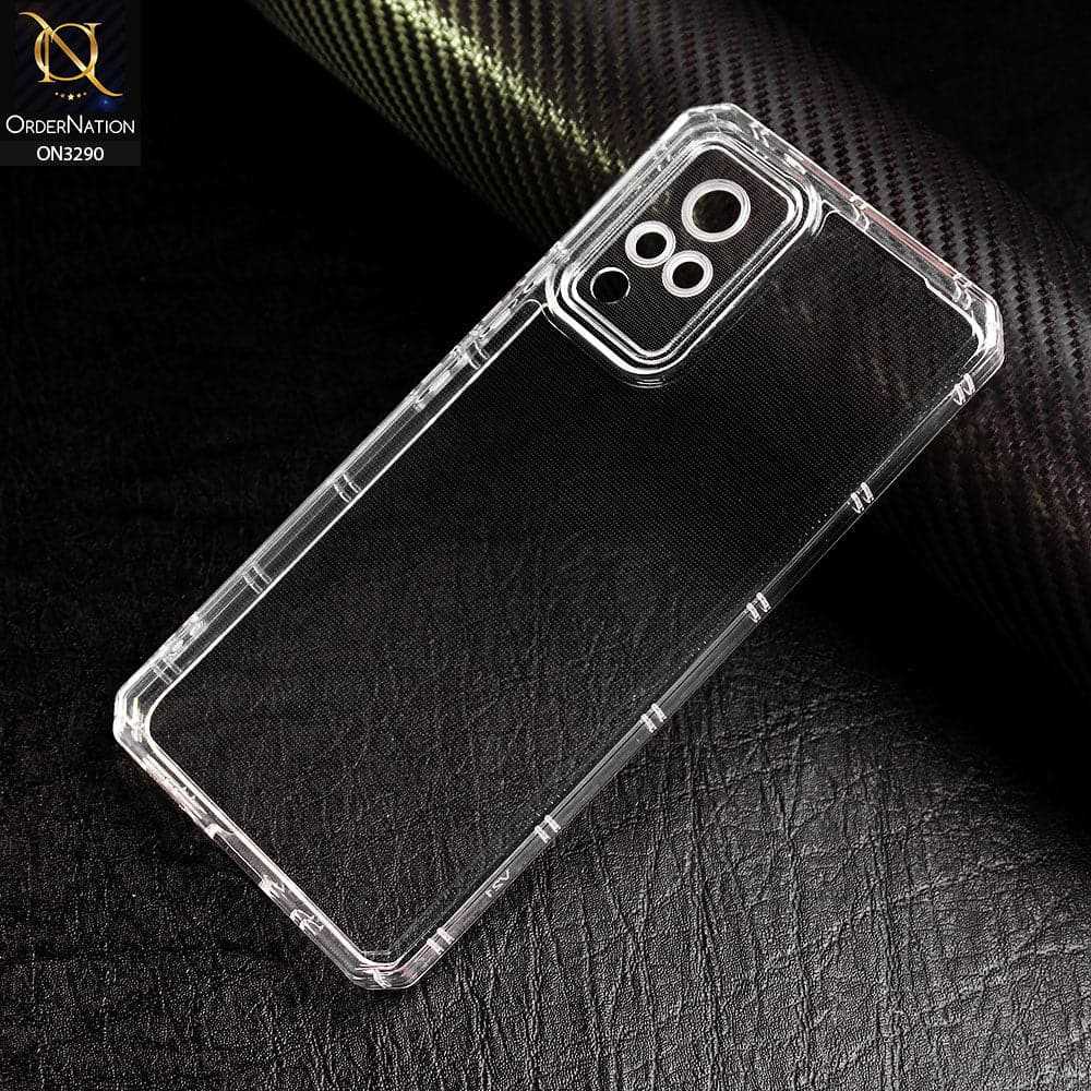 Soft Dustproof Transparent Cover – Samsung M31 / M52 / S10 / S10e / S10+ / S20 / S20 FE / S20 Ultra / S21 / S21+ Original Product Front View - OnlineExpo.pk