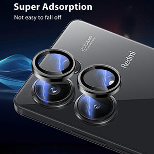 Black Camera protector Camera Lens Protector for Redmi Note 13 Pro Camera Protector View 2 - OnlineExpo.pk