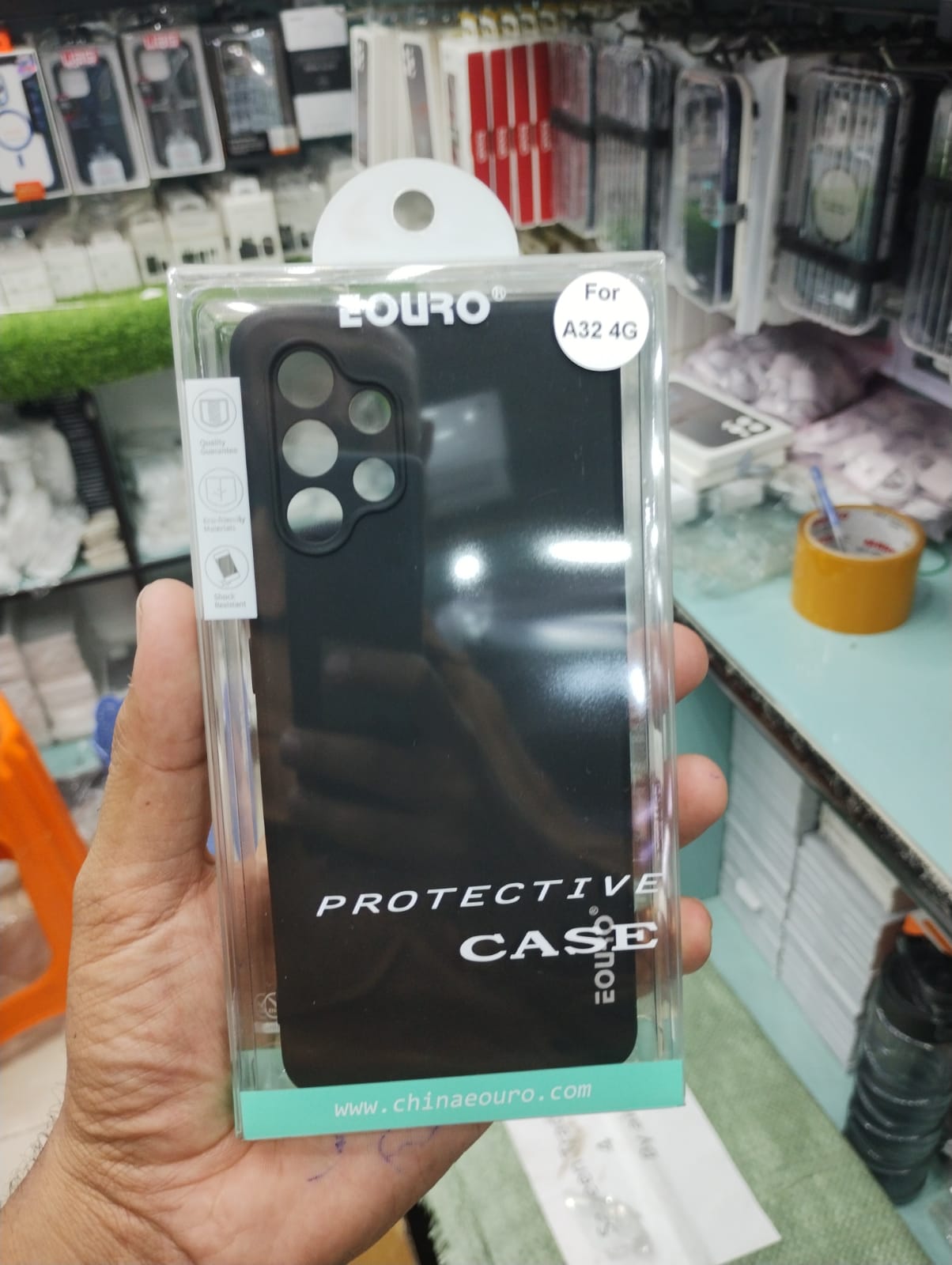 Eouro Black for samsung A72 samsung A54 samsung A34 samsung A32 samsung A22 samusng A14 samung A04s View 4 - OnlineExpo.pk
