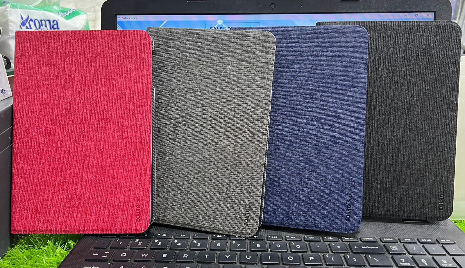 Eouro Book Cover for Mini 6 Eouro Book cover Updated Fabric Book Case Original Product Front View - OnlineExpo.pk