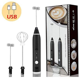 Electric Rechargeable Coffee Beater & Milk Frother and Foamer | High Quality View 3 - OnlineExpo.pk