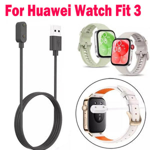 Charging Cable For Huawei Watch Fit 3 Magnetic USB Charging Cable Power Charger Original Product Front View - OnlineExpo.pk