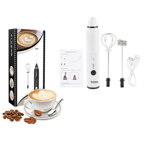 Electric Rechargeable Coffee Beater & Milk Frother and Foamer | High Quality View 2 - OnlineExpo.pk