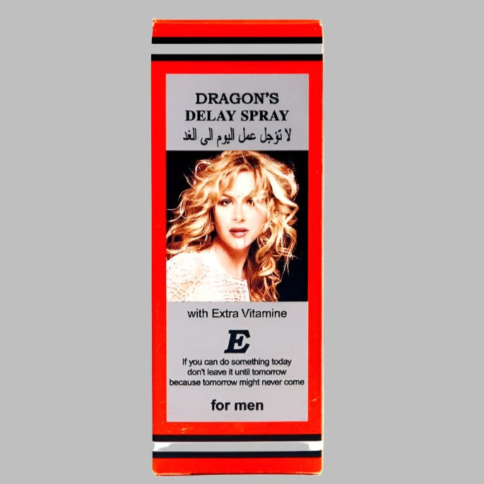 Dragon's Delay Spray For Men Original Product Front View - OnlineExpo.pk