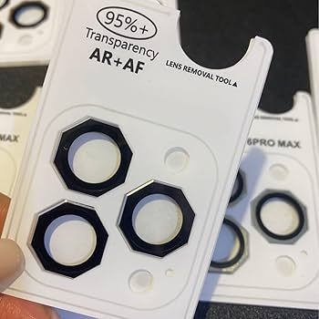 Octagon Camera Lens Protector for All Model 11 to 17 Pro Max H Tempered Glass Camera Cover with Metal Ring View 6