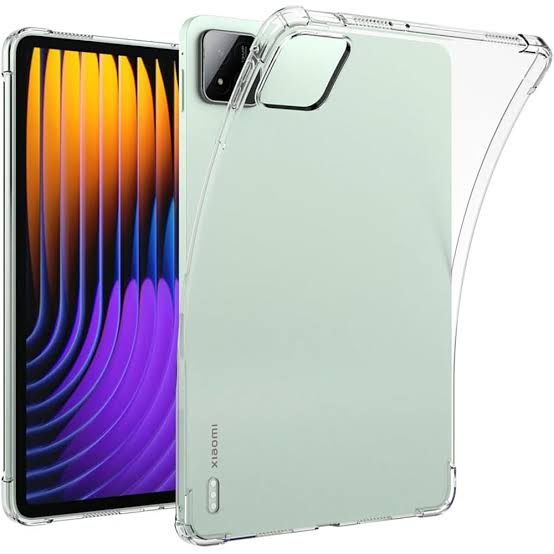 Soft TPU Bumper Clear Case Back Cover for Xiaomi Pad 7 11.2 inch Xiami pad 7 pro 11.2 nch Shockproof Drop Protection Slim Lightweight TPU View 3 - OnlineExpo.pk