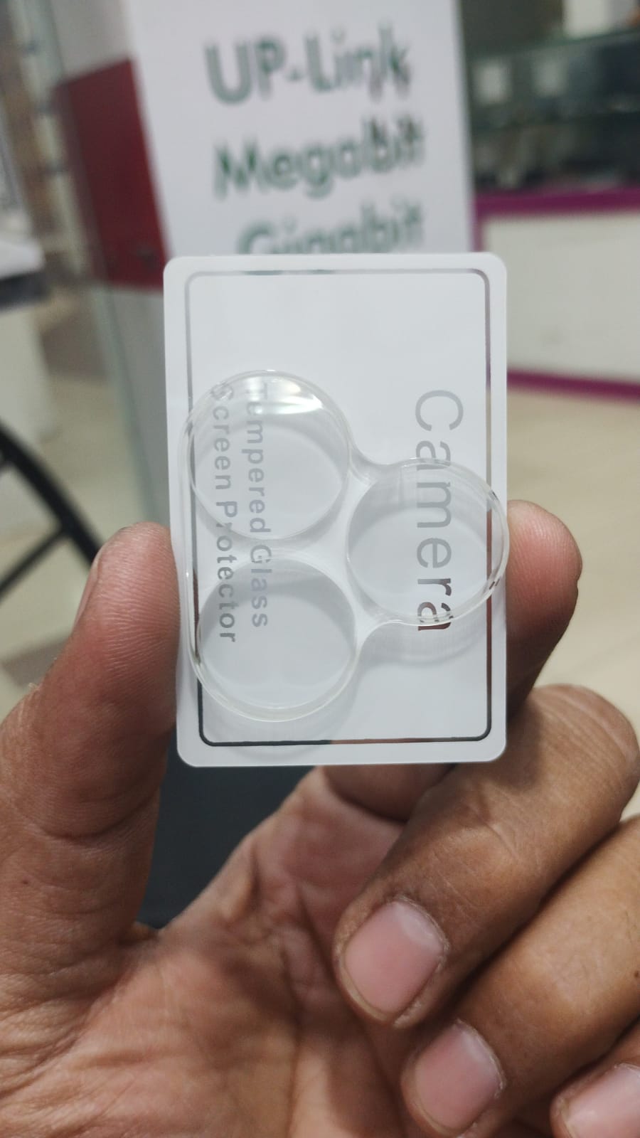 9H Premium Quality Camera Protector for Realme C53 Transparent Original Product Front View - OnlineExpo.pk