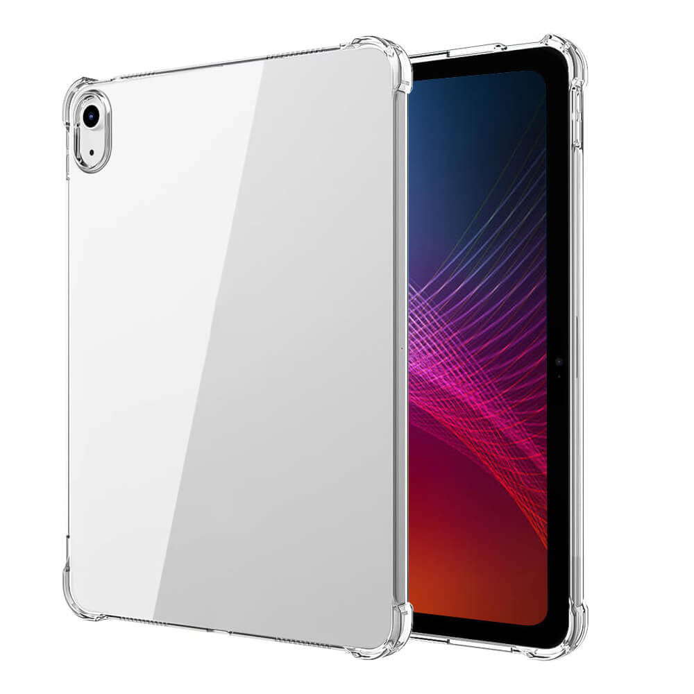 Soft TPU Bumper Clear Case for iPad Air 11 inch 2024 M2 Shockproof Drop Protection Slim Lightweight TPU Transparent Back