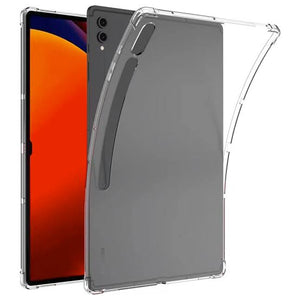 Shockproof Bumper Back Cover for Samsung Galaxy Tab S9 Plus 12.4 inch Case TPU Silicon Transparent Cover S9+ View 2 - OnlineExpo.pk
