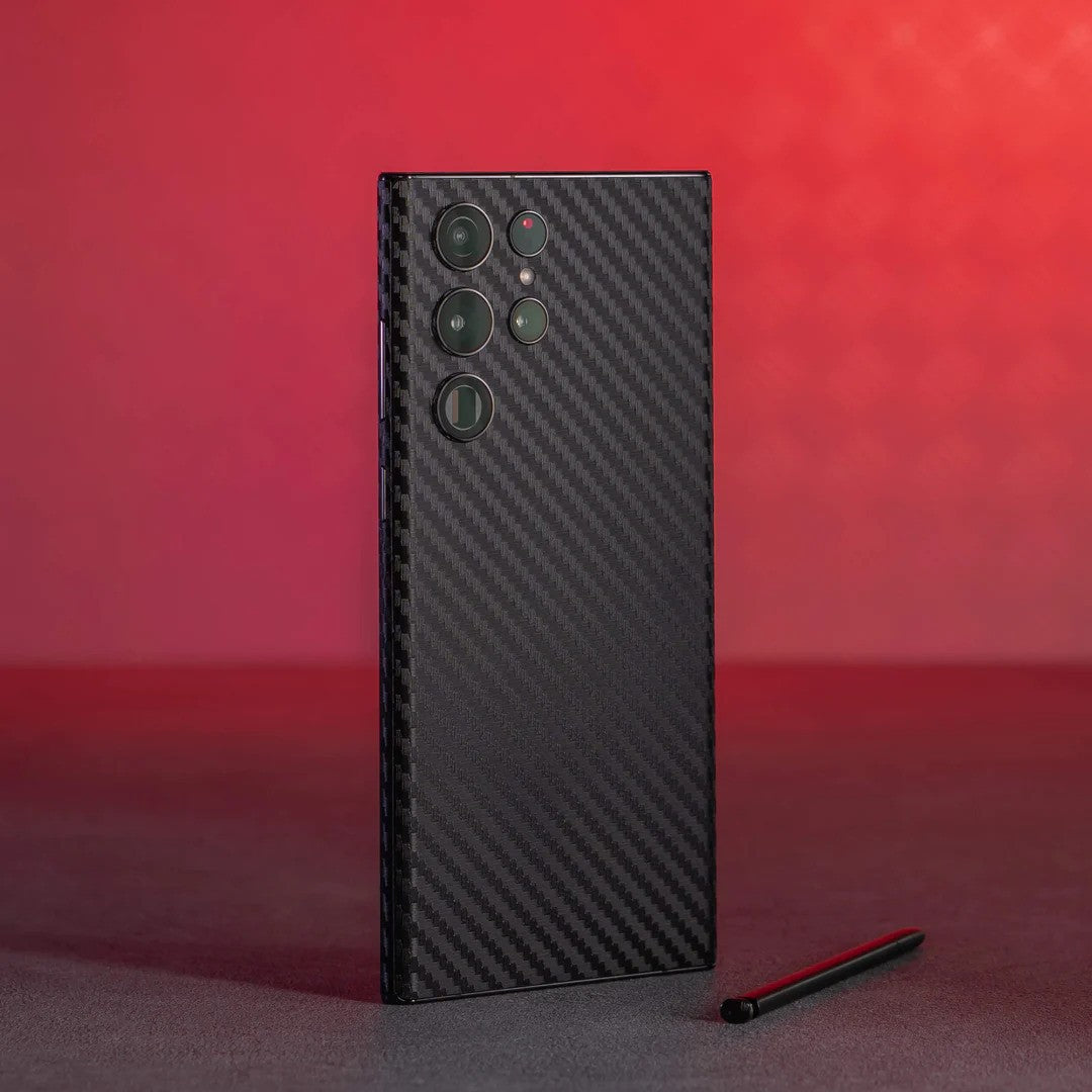 Carbon Fibre Cover – Samsung J7 Prime / J7 Pro / S8 / S9 / S10 / S21 FE / S22 Ultra / S23 / Note 8 / Note 9 / Note 10 View 2 - OnlineExpo.pk