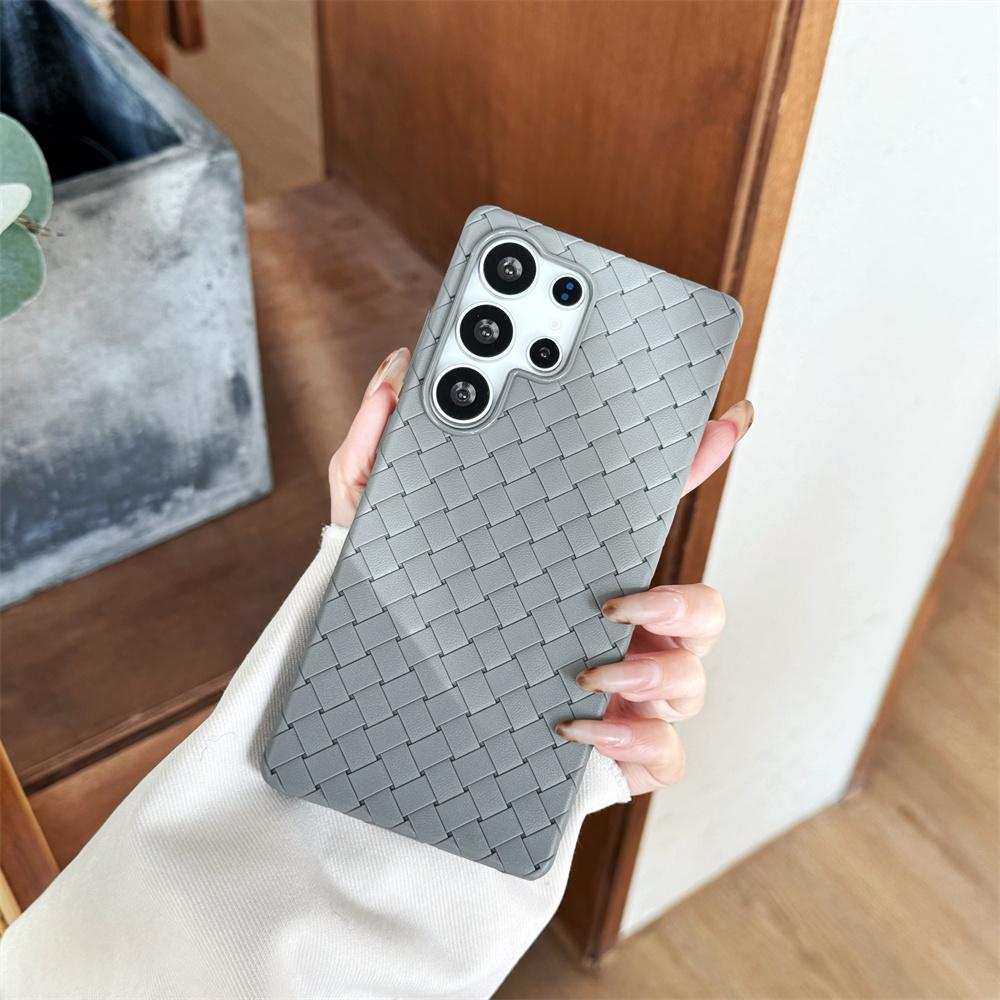 Back cover for S25 ultra Premium Quality Woven Pattern Back Cover for S25 Ultra View 2 - OnlineExpo.pk