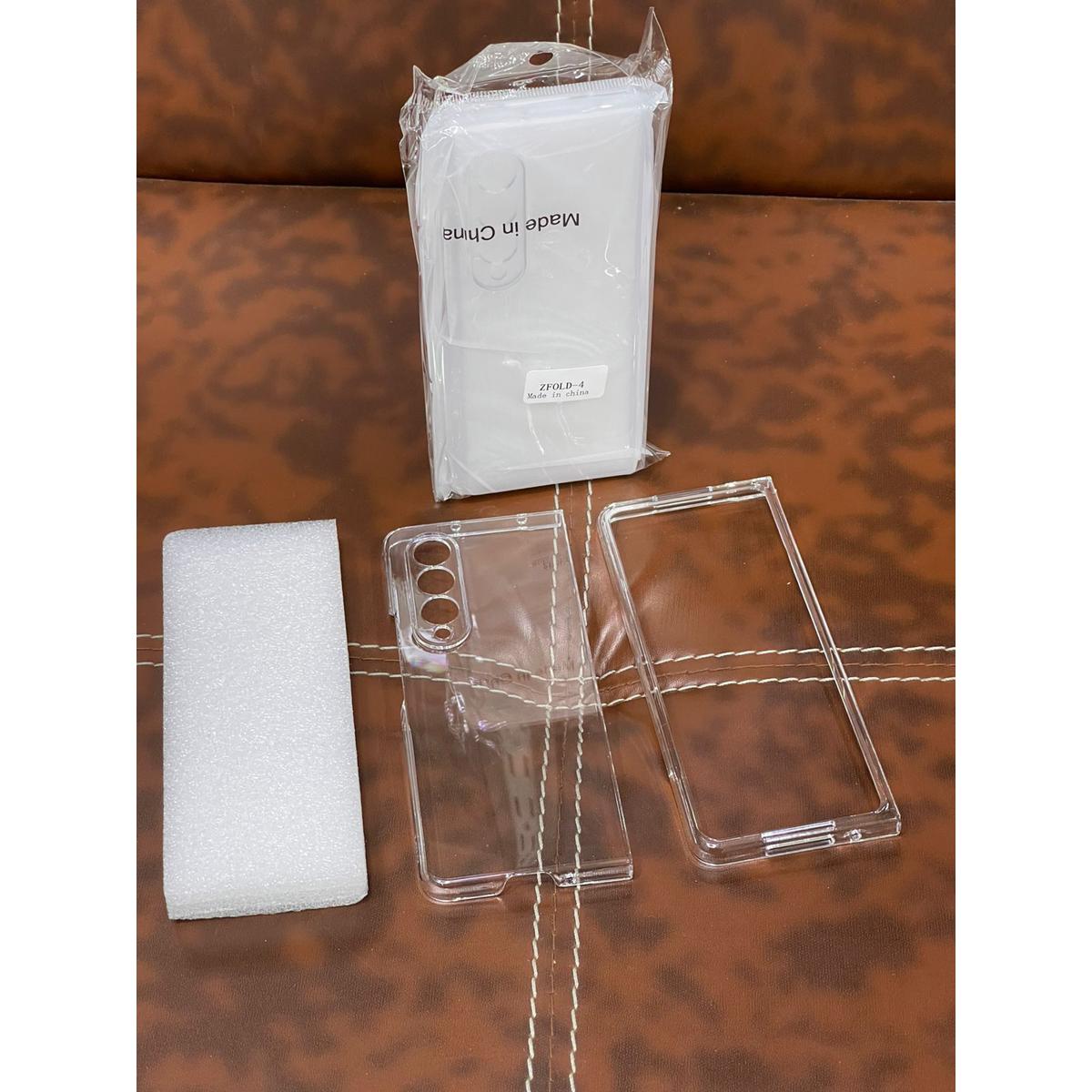 Hard Back Cover for Z Flold 4 Case with Camera Protection Original Product Front View - OnlineExpo.pk
