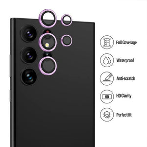 Samsung Galaxy S23 Ultra 3D Back Camera Lens Protector Lavender View 2 - OnlineExpo.pk