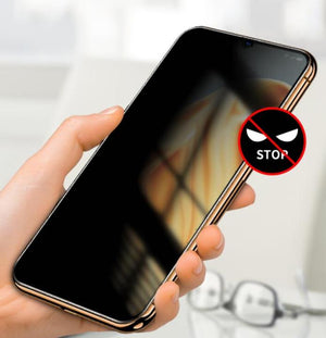 UV Glue Privacy Glass Screen Protector for Vivo V29 UV Glue PEEP ANTI-SPY 3D EDGE Original Product Front View - OnlineExpo.pk