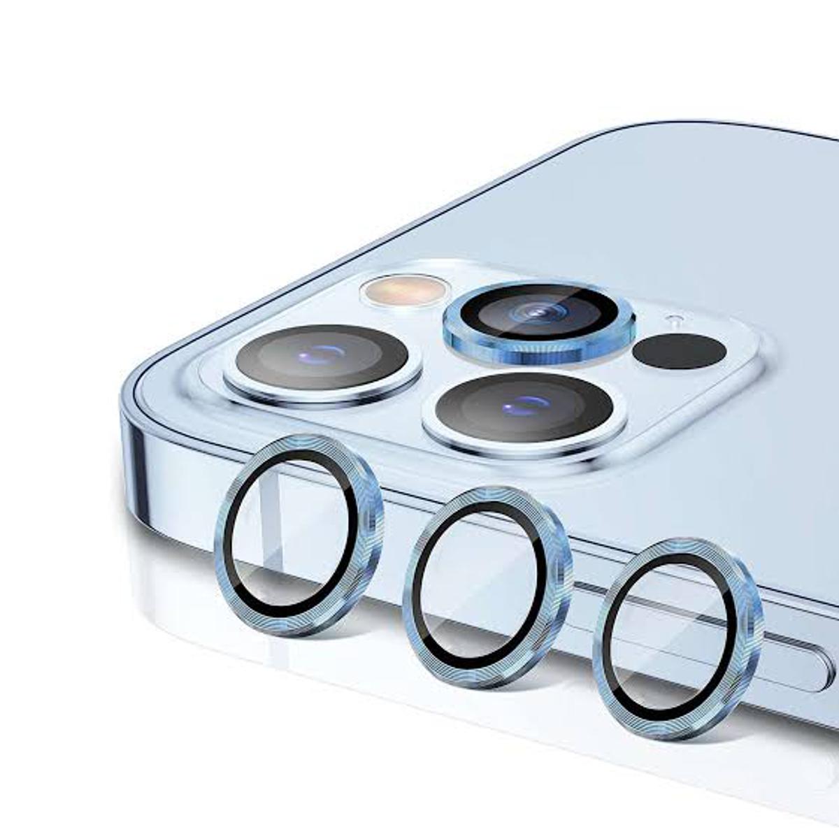 Sierra Blue Camera Lens Protector for 13 Pro Original Product Front View - OnlineExpo.pk