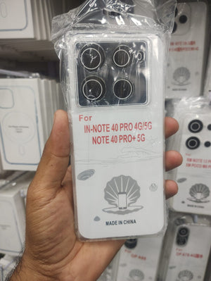 Soft Dustproof Clear Cover – Camon 30 / Spark 20 Pro+ / Infinix Note 40 / Vivo Y17s / Y100 / Infinix Zero 40 View 8 - OnlineExpo.pk