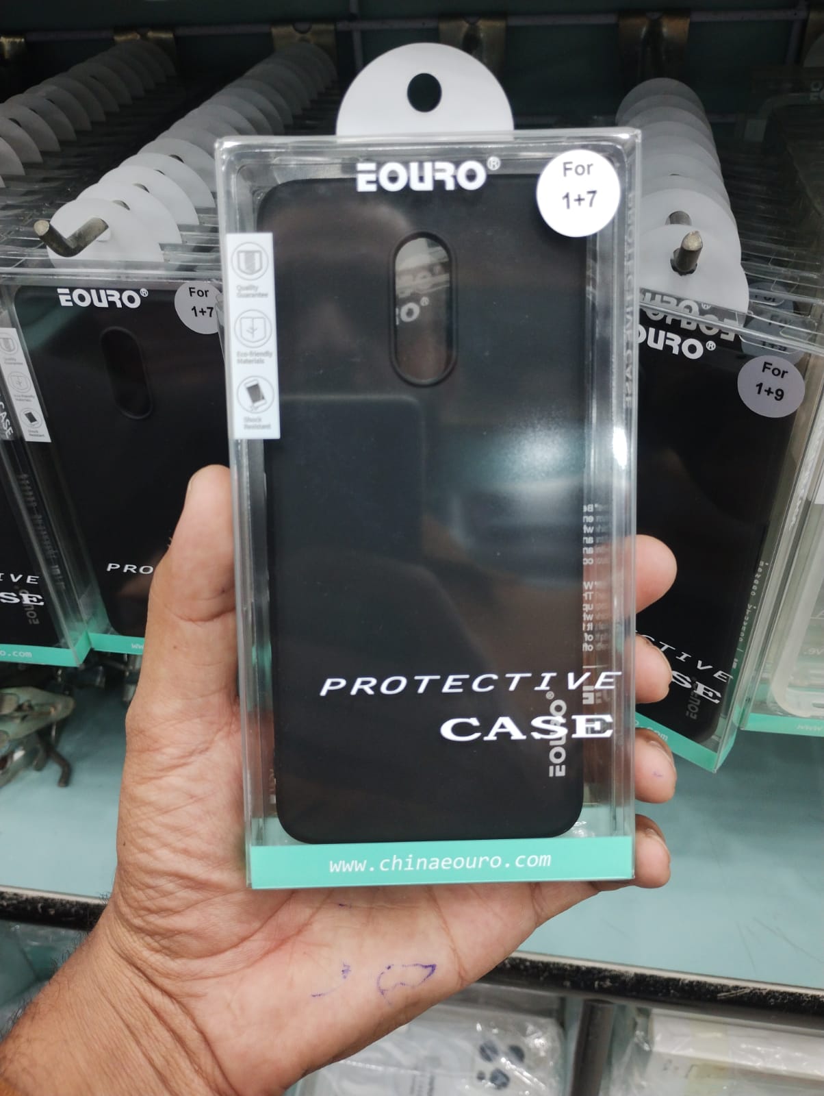 Eouro black cover for oneplus 10 pro one plus 9 pro oneplus 8 pro oneplus 7 pro oneplus 8T oneplus 9 oneplus 8 oneplus 7 onplus 6 oneplus Nord View 5 - OnlineExpo.pk