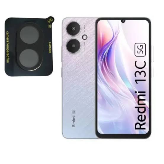 Redmi 13c Camera Glass Lens Protector Tempered Full Cover Original Product Front View - OnlineExpo.pk