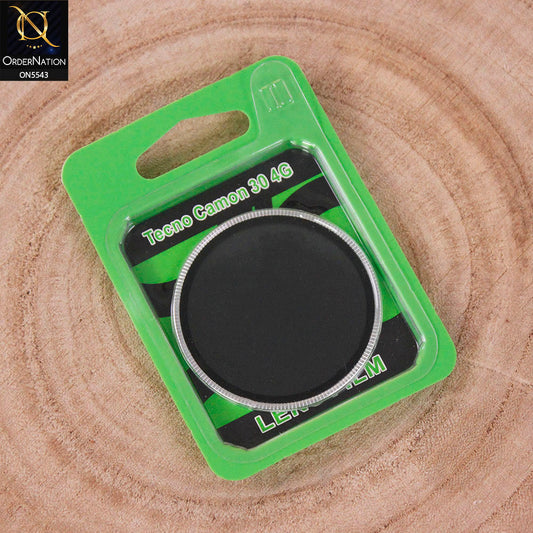 Camera Lens Protector for Tecno Camon 30 Black Silver fill Cover Original Product Front View - OnlineExpo.pk