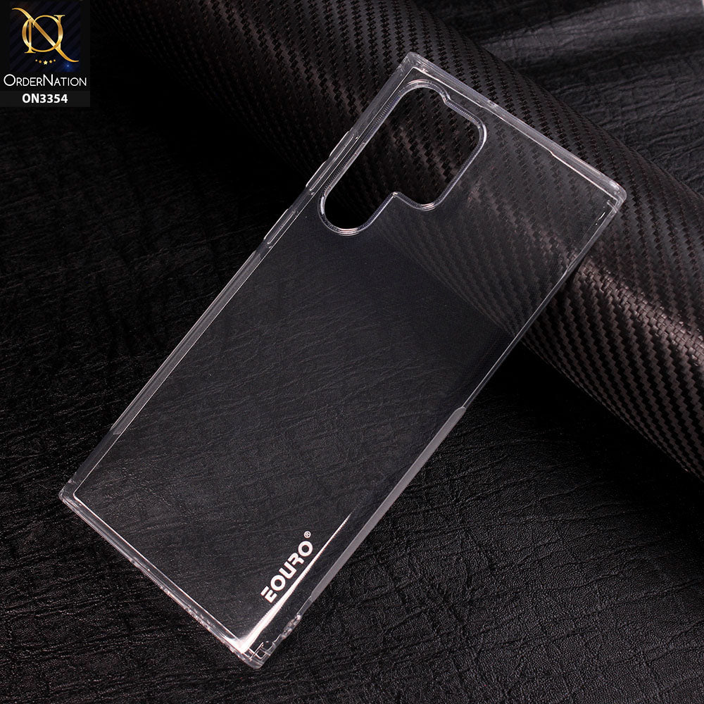 Eouro Soft Silicone cover Samsung S23 Ultra Transparent View 2 - OnlineExpo.pk