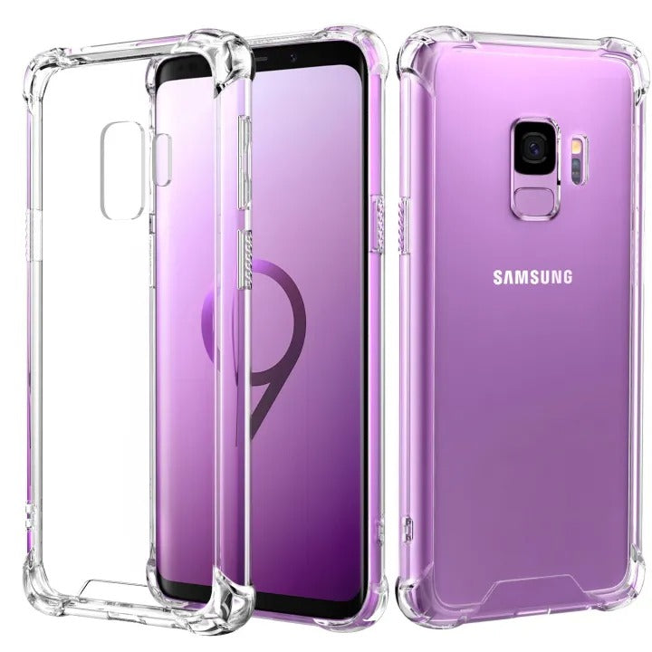 Bumper Back cover Samsung S9 Transparent with Camera protection soft jelly material View 2 - OnlineExpo.pk