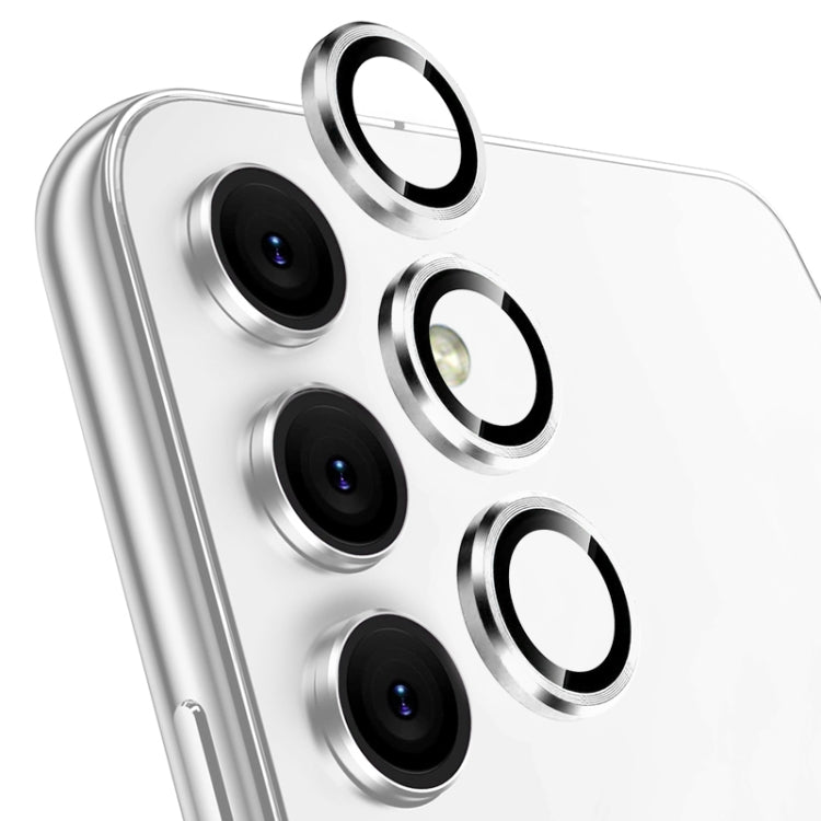Camera Lens Protector for Samsung A15 Silver Original Product Front View - OnlineExpo.pk