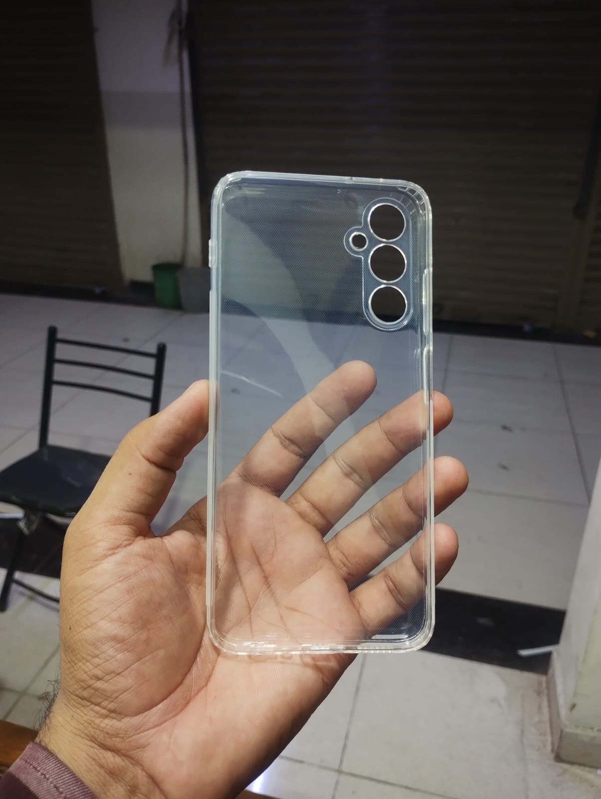 Dust proof Soft Back Cover for Samsung A15 Transparent with Camera protection soft jelly material bottom cap (No Edges) View 3 - OnlineExpo.pk