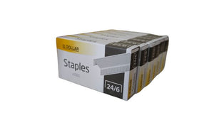 Pack of 5 Box Dollar Stapler Pins Size 24/6 Pack of 5 Box Original Product Front View - OnlineExpo.pk