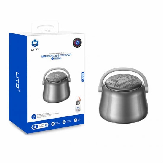 LITO LS03 Mini Wireless Travel Speaker | Portable Bluetooth Speaker – LITO Original Product Front View - OnlineExpo.pk