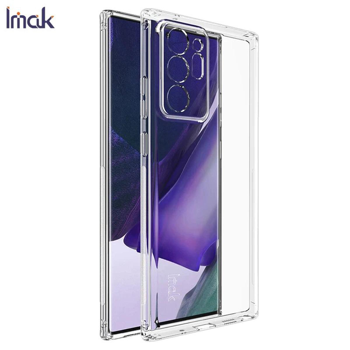Samsung Note 20 Ultra Back cover jelly pouch Original Eouro Transparent Original Product Front View - OnlineExpo.pk