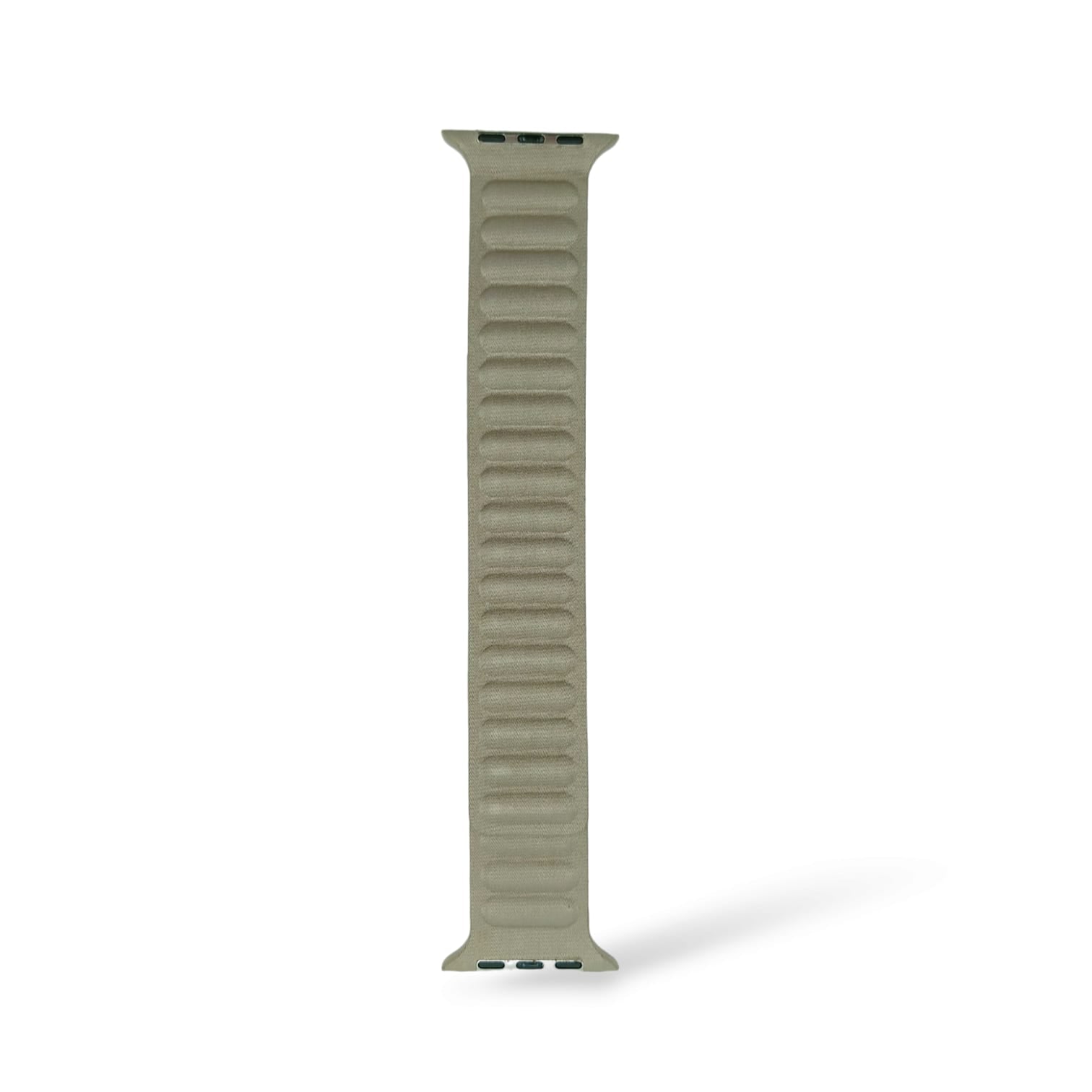 42mm/44mm/45mm/49mm Magnetic Link Straps For Series 9 Ultra 2 Smart Watch - Beige Original Product Front View - OnlineExpo.pk