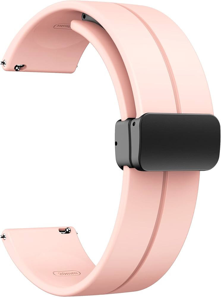 22mm Magnetic D-Buckle Silicone Watch Strap – Zero Luna / Pixel / Royale / Nova / Delta / Icon / Orbit / Revoltt & More View